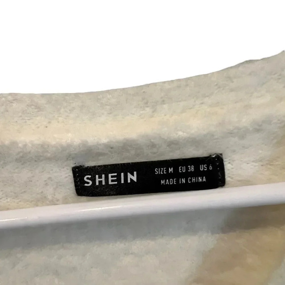 SHEIN Button Down Crop Cardigan Size Medium - Picture 4 of 5